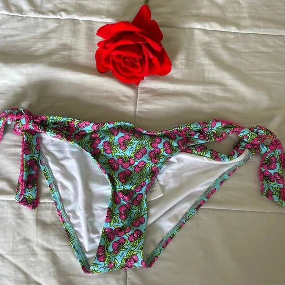 Betsey Johnson cherry bikini bottom - Picture 1 of 8